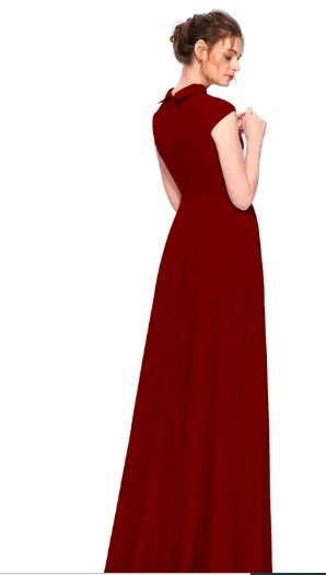 Maroon Full Length Dress